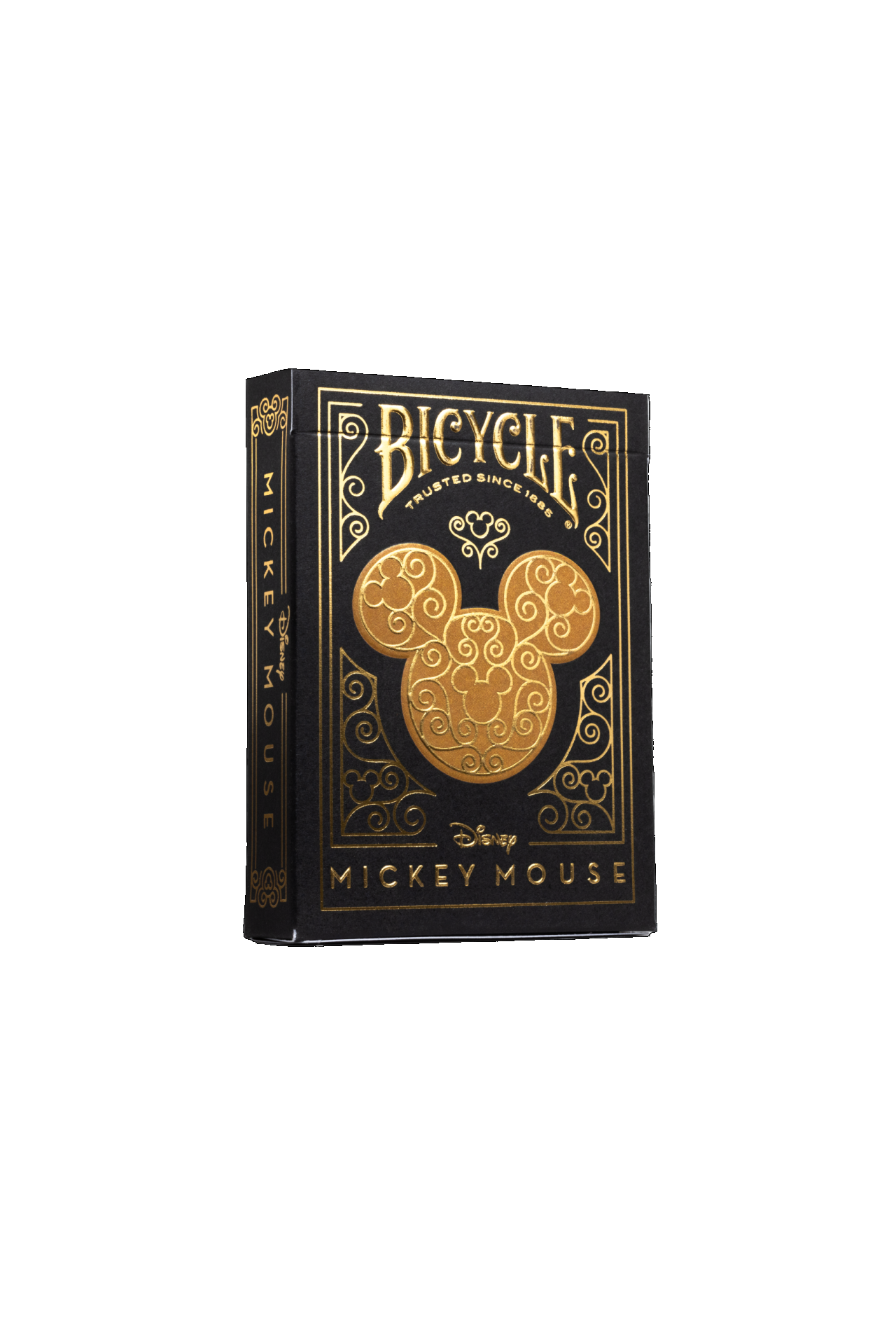 Disney Mickey Mouse Inspired black and gold playing cards by Bicycle®