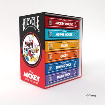 Disney Classic Mickey and Friends Inspired playing cards by Bicycle® 6-Deck Boxset