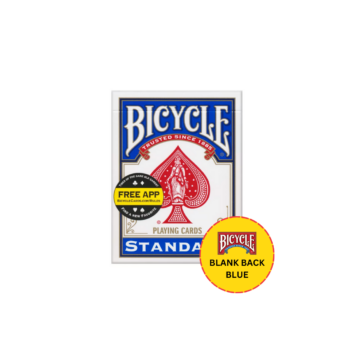 Bicycle® Magic Deck – Blank Back Rider Back Blue