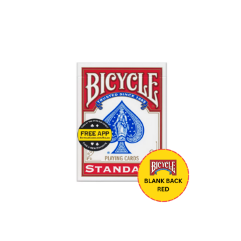 Bicycle® Magic Deck – Blank Back Rider Back Red
