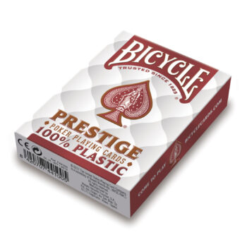 Bicycle® Prestige 100% Plastic - Rood