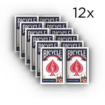 Bicycle® Bridge Size Dutch Faces Blauw 12-Pack